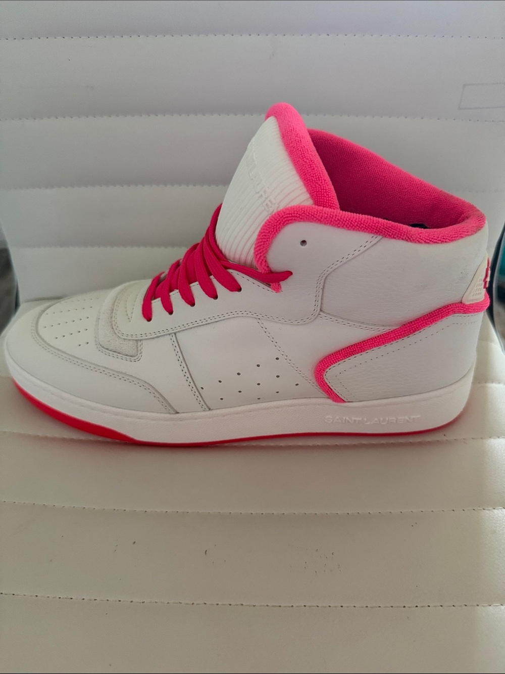 *BRAND NEW* Saint Laurent SL 80 Mid Top Sneakers - Picture 5 of 7